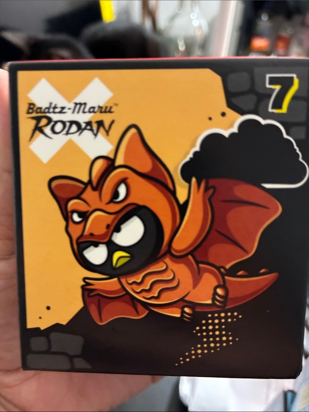 Hello Kitty Orange Bat Action Figure Playset Artwork